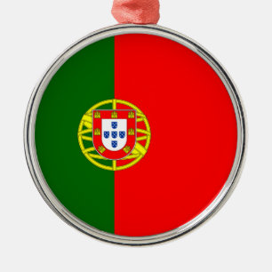 Portugese vlag (Portugal) Metalen Ornament