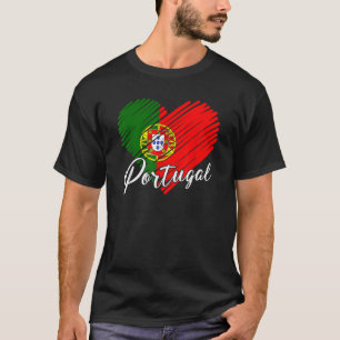 Portugese vlag Portugal Pride Roots Herit T-shirt