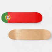 Portugese vlag (Portugal) Skateboard (Horizontaal)