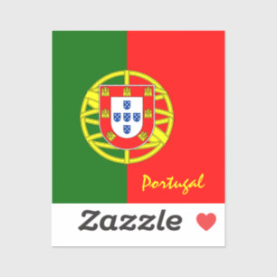 Portugese vlag, Portugese stickers, land/sport Sticker