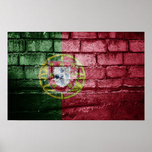 Portugese vlag poster