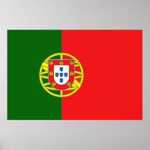 Portugese vlag poster