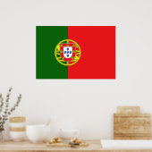 Portugese vlag poster (Keuken)