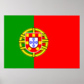 Portugese vlag poster (Voorkant)