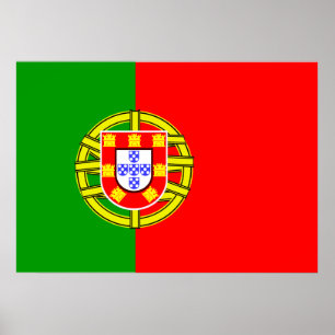 Portugese vlag poster