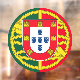Portugese vlag raamsticker