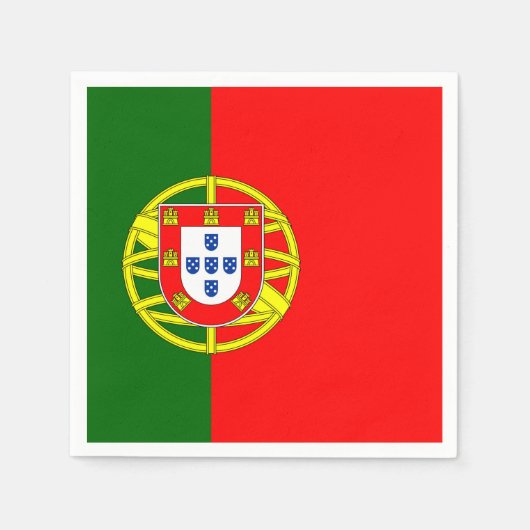 Portugese vlag servet (Voorkant)