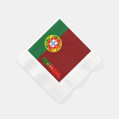 Portugese vlag servet (Hoek)
