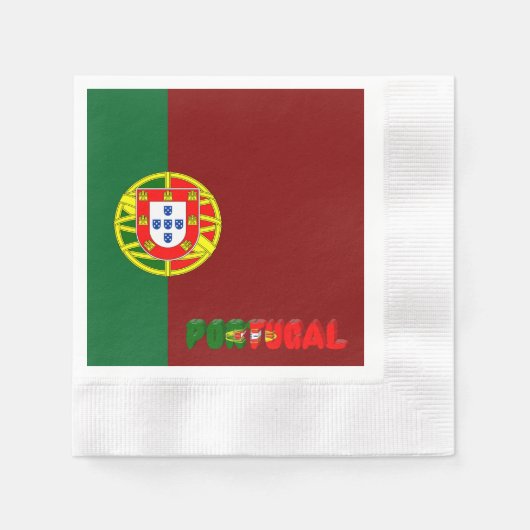 Portugese vlag servet (Voorkant)