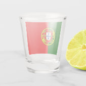 Portugese vlag shot glas (Achterkant)