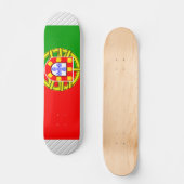 Portugese vlag skateboard (Voorkant)