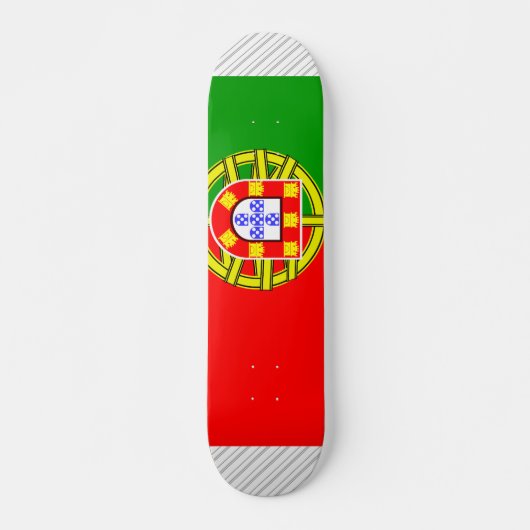 Portugese vlag skateboard (Voorkant)