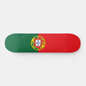 Portugese vlag skateboard (Horizontaal)