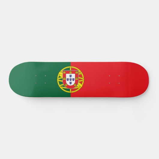 Portugese vlag skateboard (Horizontaal)