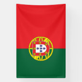 Portugese vlag spandoek (Verticaal)