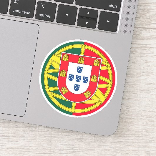 Portugese vlag sticker (Detail)