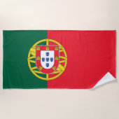Portugese vlag strandlaken (Voorkant)