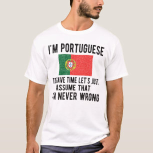 Portugese vlag t-shirt