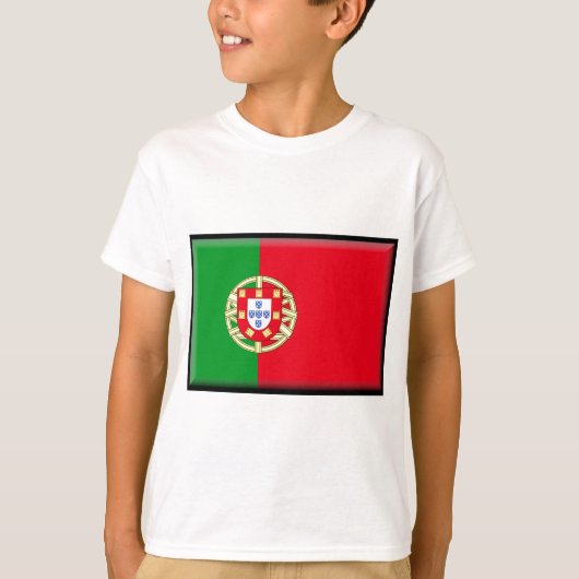Portugese vlag t-shirt (Voorkant)