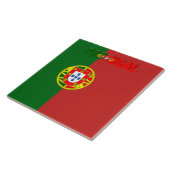 Portugese vlag tegeltje (Zijkant)