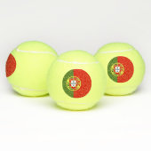 Portugese vlag tennisballen (Multi)