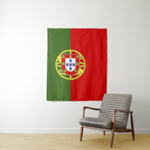 Portugese vlag wandkleed