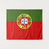 Portugese vlag wandkleed (Voorkant (horizontaal))