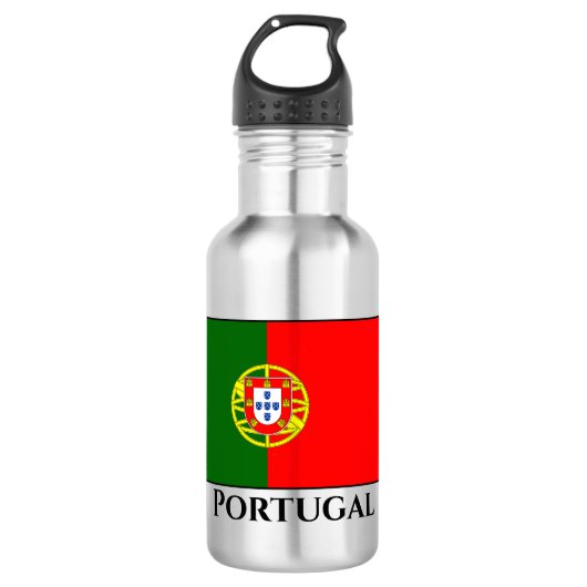 Portugese vlag waterfles  (Voorkant)