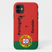 Portugese Voetbal Speler aanpasbaar Case-Mate iPhone Case (Achterkant)