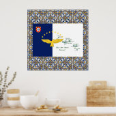 Portugese volkskunst poster (Keuken)