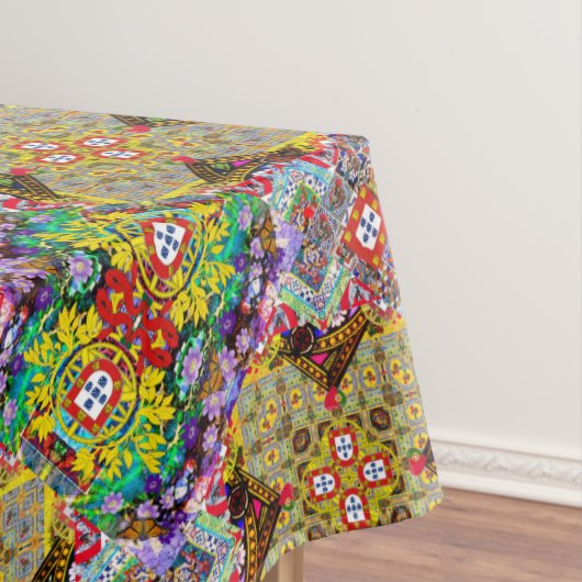 Portugese volkskunst tafelkleed (Voorbeeld)