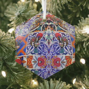 Portugese volksmuziek glas ornament
