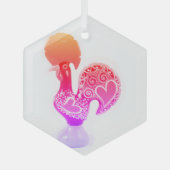 Portugese volksmuziek glas ornament (Voorkant)