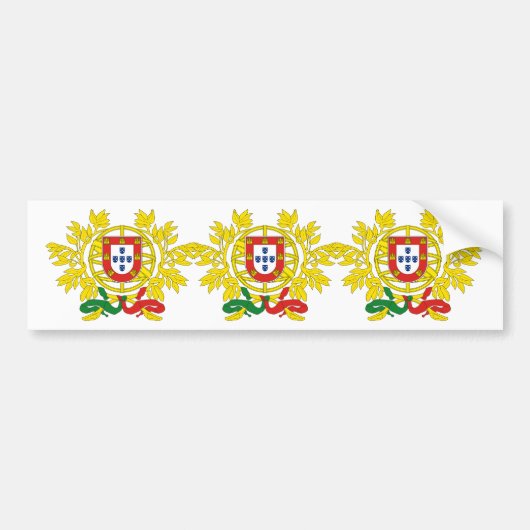 Portugese wapenstilstand bumpersticker (Voorkant)