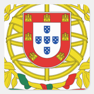 Portugese wapenstilstand vierkante sticker