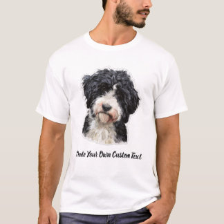 Portugese Waterdog Maak Je Eigen Tekst T-shirt