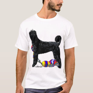 Portugese Waterdog Staand met Drijflijn T-shirt