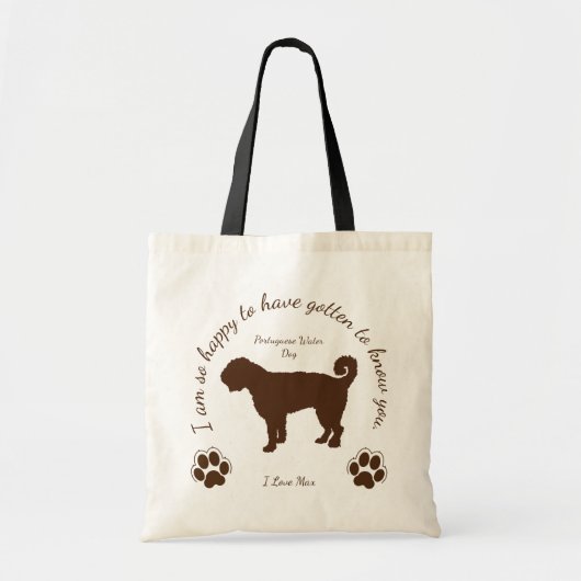 Portugese waterhond Originele zak Tote Bag (Voorkant)