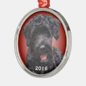 Portugese waterhond Ornament Red Radiant (Links)