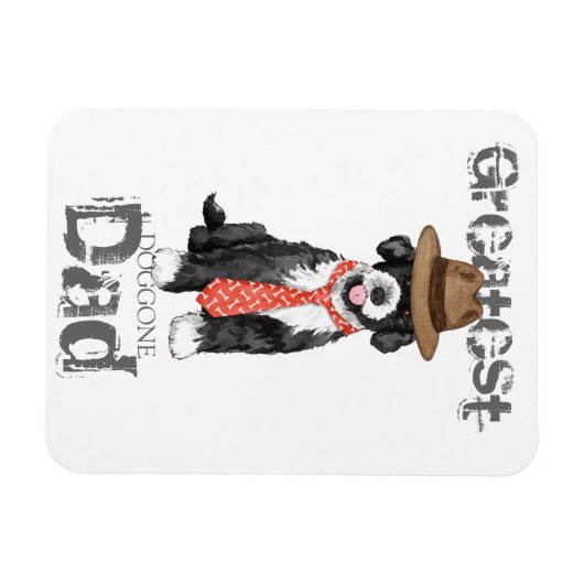 Portugese waterhond pap magneet (Horizontaal)