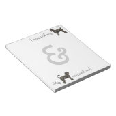 Portugese waterhond redden notitieblok (Schuin)