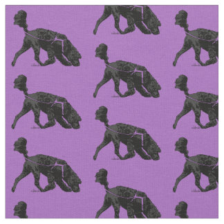 Portugese waterhond - Scent Paars 2 inch Stof