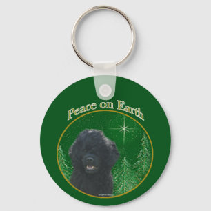 Portugese Waterhond Vrede Sleutelhanger