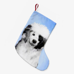 Portugese waterhondenschilderkunst - oorspronkelij kleine kerstsok