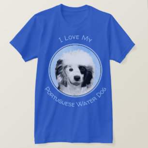 Portugese waterhondenschilderkunst - oorspronkelij t-shirt