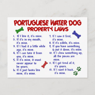 PORTUGESE Wetten 2 van het Bezit van het DOG van d Briefkaart