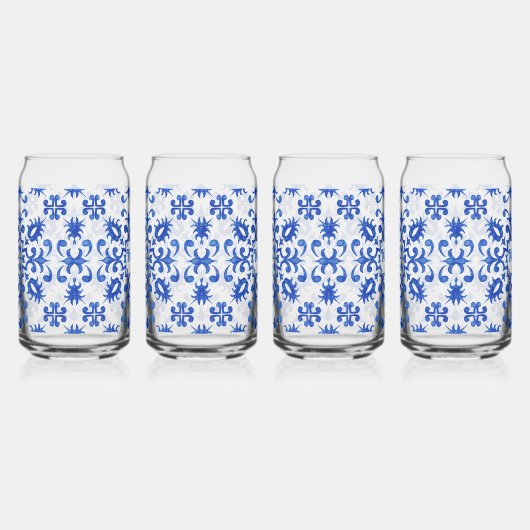 Portuguese Blue Tile Monogram  (Droite)