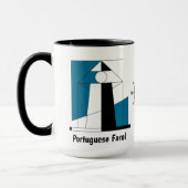 Portuguese Lighthouse Mug – Modern Farol Art Coffe (Gauche)