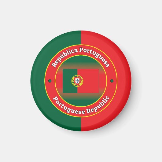 Portuguese Republic Magneet (Voorkant)