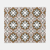 Portuguese tiles 3 fleece deken (Voorkant (Horizontaal))
